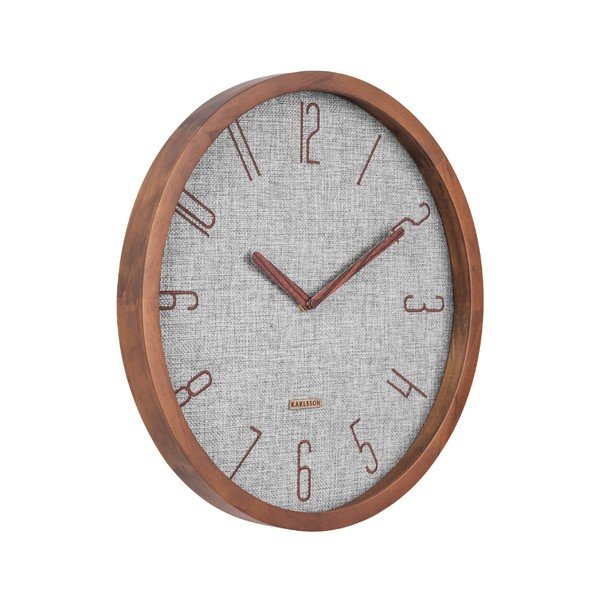 Grey Karlsson Stenska ura na platnu, ø 35 cm-image-1