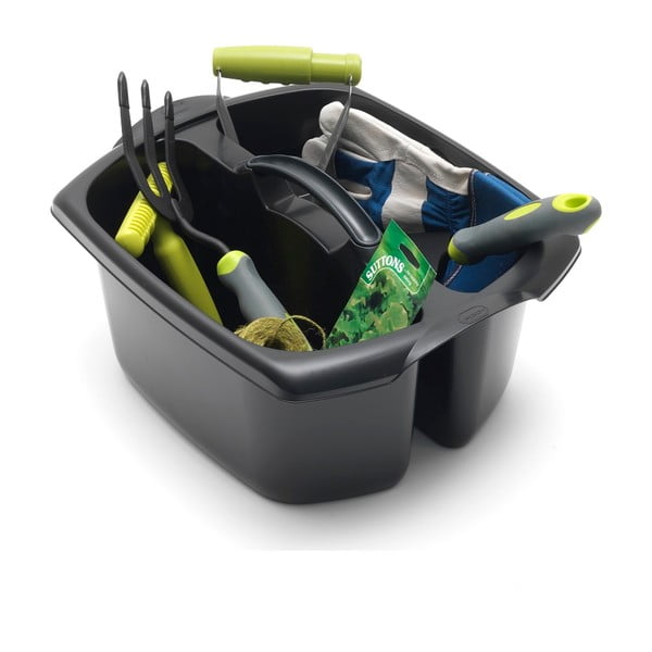 Črno dvojno vedro Addis Caddy-image-1