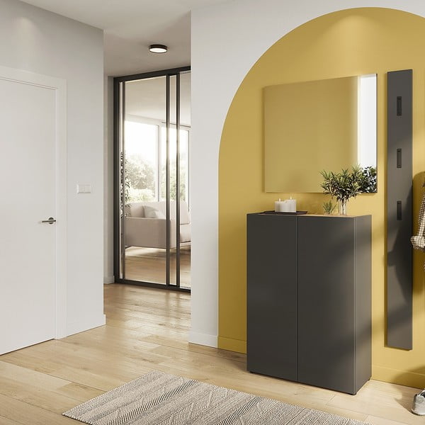 Bel set za hodnik v hrastovem dekorju 74x200x33 cm Alviano – Germania-image-1