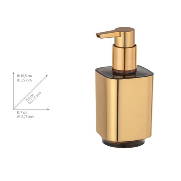 Dozirnik za milo v zlati barvi Wenko Auron-image-1