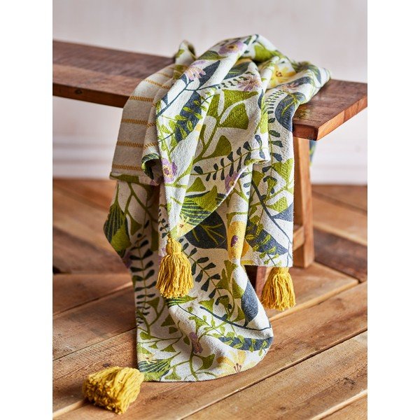 Odeja iz recikliranega bombaža 130x160 cm Camelie – Bloomingville-image-1