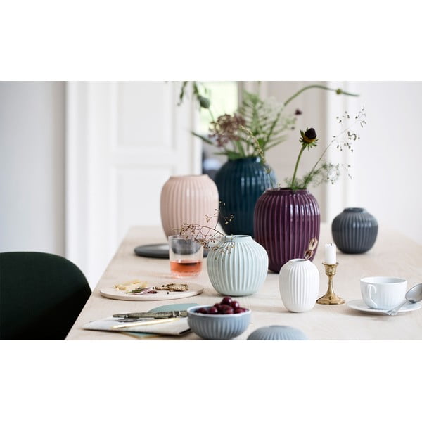 Antracitno siva keramična vaza Kähler Design Hammershoi, višina 12,5 cm-image-3