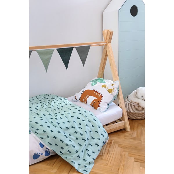 Hišna postelja iz borovega lesa Adeko Mila TP, 80 x 160 cm-image-1