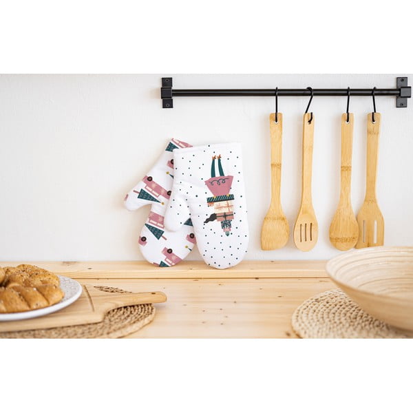 Kuhinjske rokavice z božičnim motivom v kompletu 2 ks – Butter Kings-image-1