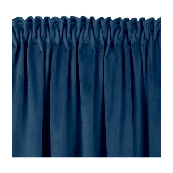 Temno modra zavesa 135x300 cm Vila - Homede