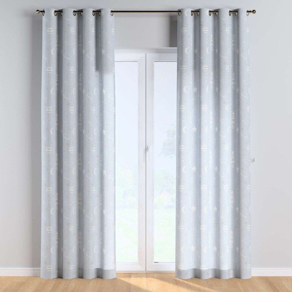 Otroška zavesa 260x130 cm Magic - Yellow Tipi-image-1