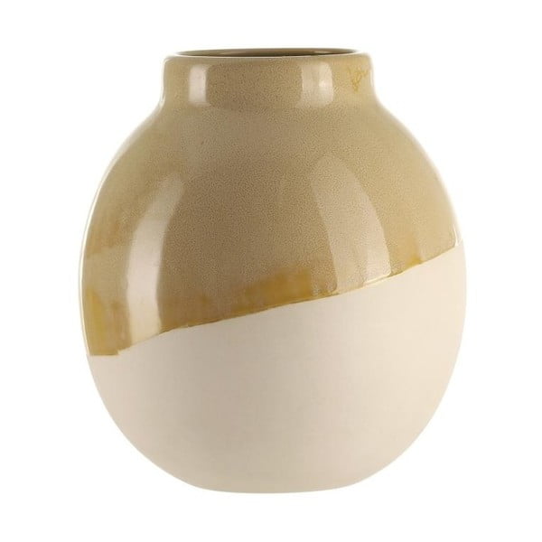 Lončena vaza A Simple Mess Skraa Golden Yellow, ⌀ 18 cm