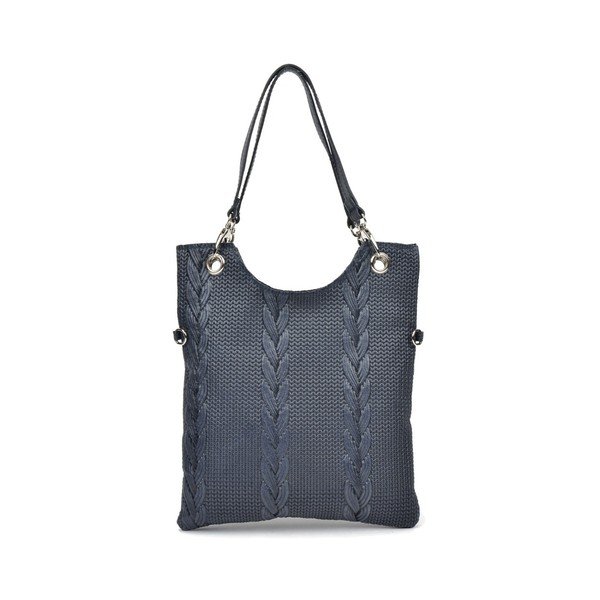 Modra usnjena torbica Mangotti Elsa-image-1