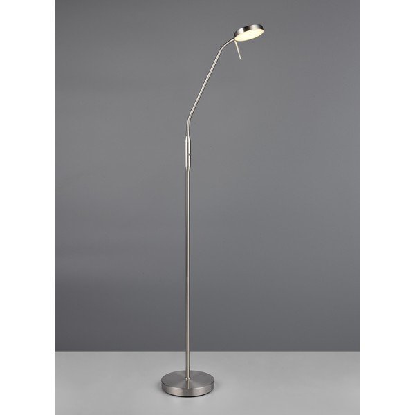 LED stoječa svetilka v srebrni barvi (višina 160 cm) Moreno – Reality-image-2