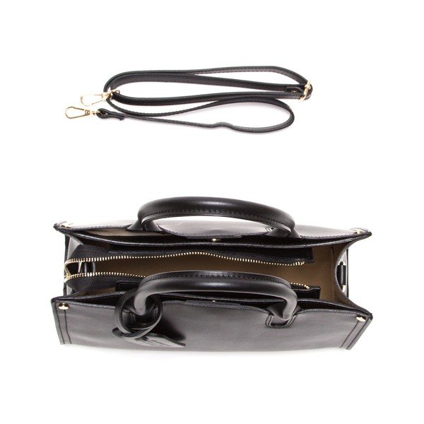Usnjena torbica Anna Luchini 3042 Nero-image-3