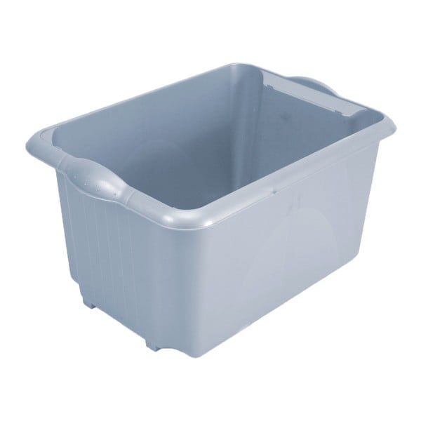 Siva škatla za shranjevanje iz reciklirane plastike Addis Eco Range, 30 l