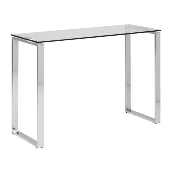 Konzolna mizica v srebrni barvi 110x40 cm Katrine - Actona