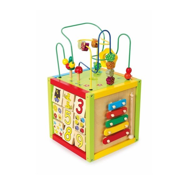 Lesena igrača Legler Activity Cube-image-1
