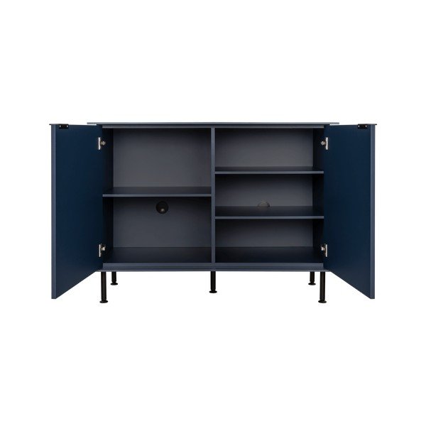 Temno modra komoda z luknjo za kable 120x88x50 cm Suumo – noo.ma-image-3