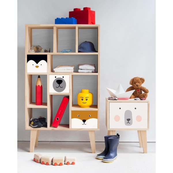 Bel knjižni regal Little Nice Things Animals-image-1