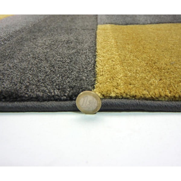 Sivo-rumena preproga Flair Rugs Cosmos, 120 x 170 cm-image-3