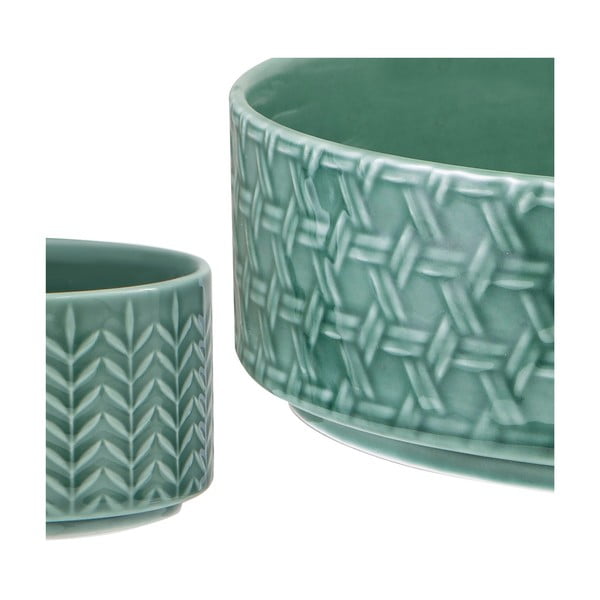 Turkizne porcelanaste servirne posode v kompletu 2 ks ø 30 cm Heath Jade – Ladelle-image-3