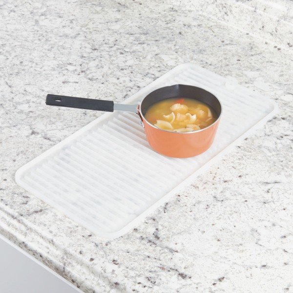 Silikonski odcejalnik za posodo iDesign Lineo Drying Mat, 40,5 x 20,5 cm-image-1