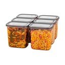 Posode za shranjevanje v kompletu 6 ks živil Fresco – Hermia