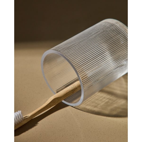 Steklen lonček za zobne ščetke Arlem – Kave Home-image-1