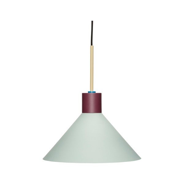 Svetlo modra viseča svetilka ø 35 cm Crayon – Hübsch