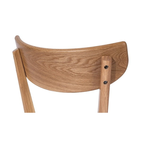 Hrastov jedilni stol s sivim sedežem Arch - Bonami Selection-image-4