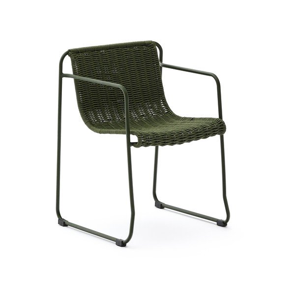 Zelen kovinski vrtni stol Maurina – Kave Home