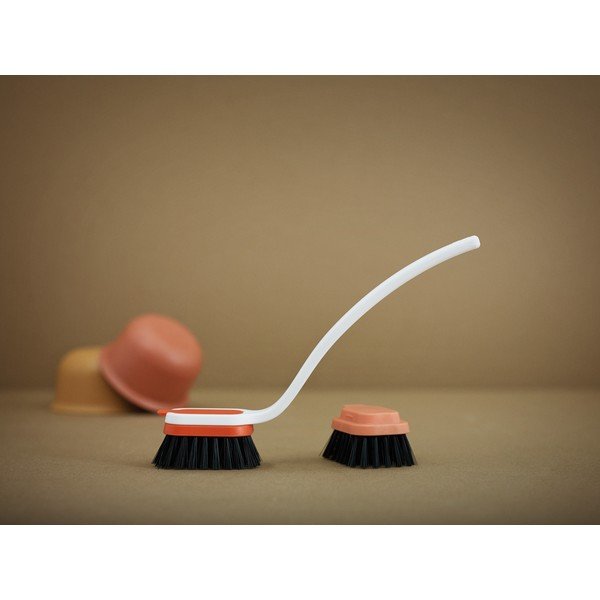 Stelton Rig-Tig krtača za posodo, oranžna-image-1