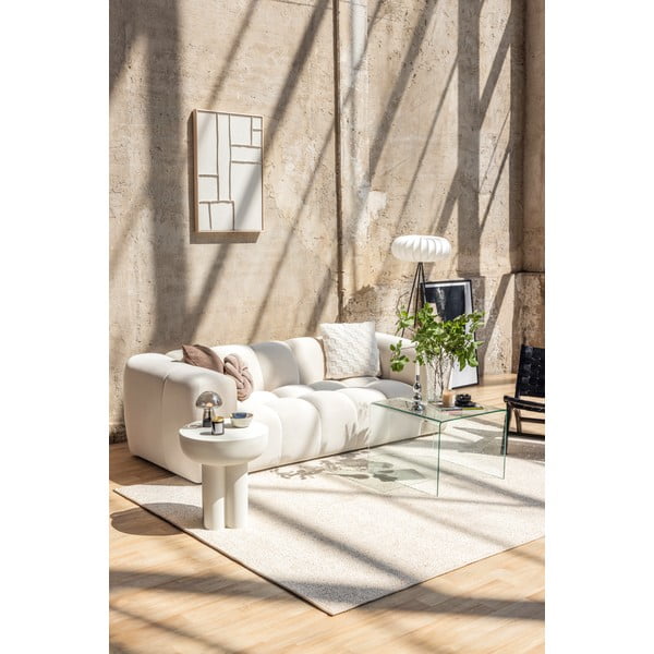 Turkizna žametna sedežna garnitura 225 cm Cube – Bonami Selection-image-1