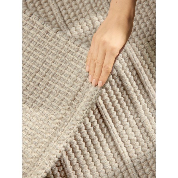 Kremno bel ročno tkan volnen tekač 80x250 cm Camden Parker – Ted Baker-image-2