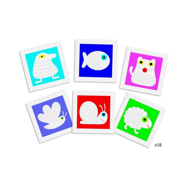 Komplet slik za risanje Djeco Animaux-image-1