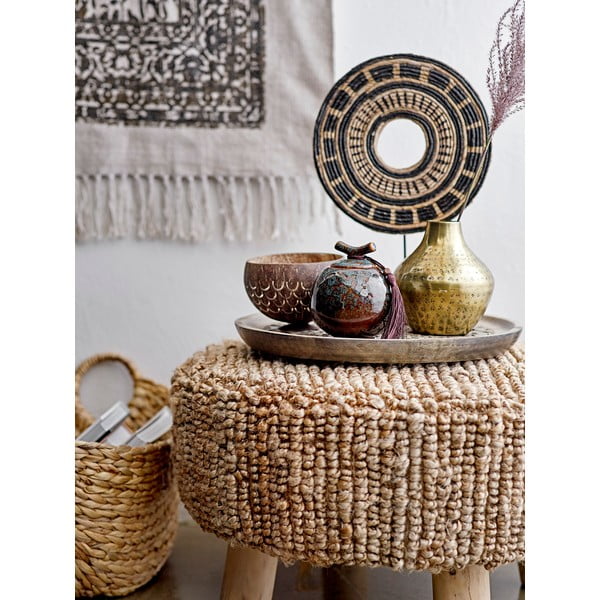 Bež-črna preproga Bloomingville Luca, 90 x 150 cm-image-1