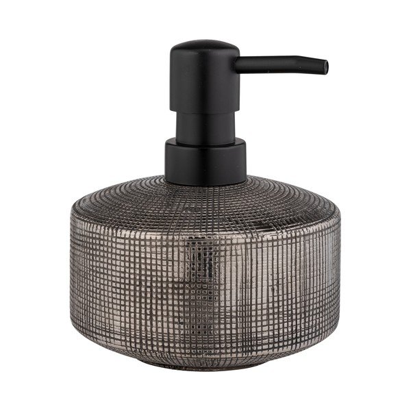 Keramičen dozirnik za milo v srebrni barvi 400 ml Rivalta – Wenko-image-2