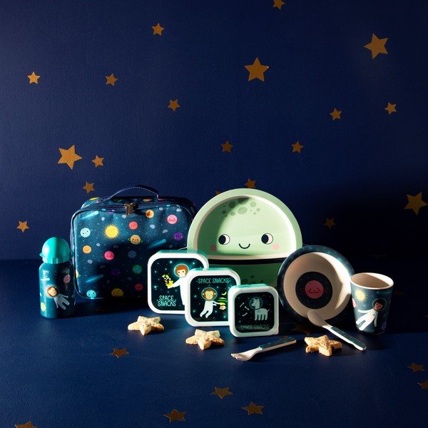 Komplet 3 otroških posod za kosilo Sass & Belle Space Explorer-image-1