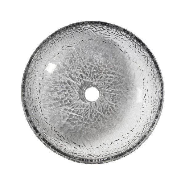 Črn steklen okrogel umivalnik ø 42 cm Gaviota – Sapho-image-2