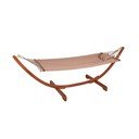 Vrtni gugalni stol na konstrukciji iz evkaliptusovega lesa Garden Pleasure Hammock Madeira