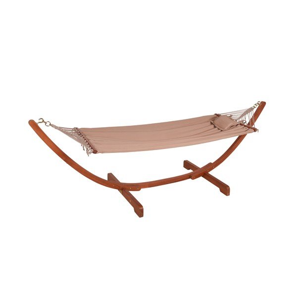 Vrtni gugalni stol na konstrukciji iz evkaliptusovega lesa Garden Pleasure Hammock Madeira