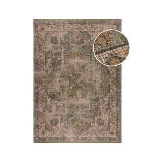 Kaki zelena ročno tkana preproga iz mešanice jute 80x150 cm Selena Jute Traditional – Flair Rugs