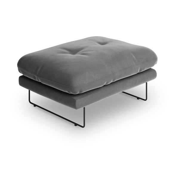Siv žameten tabure Windsor & Co Sofas Gravity-image-2