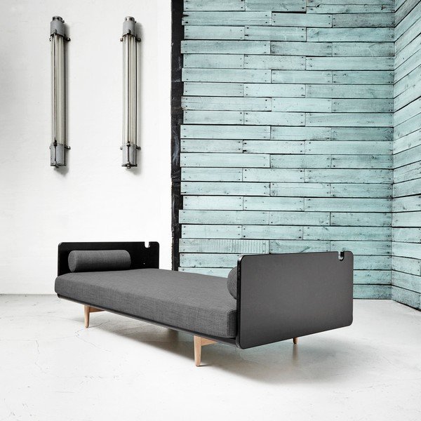 Variabilni kavč Karup Deva Black/Raw Oak/Granite Grey-image-1