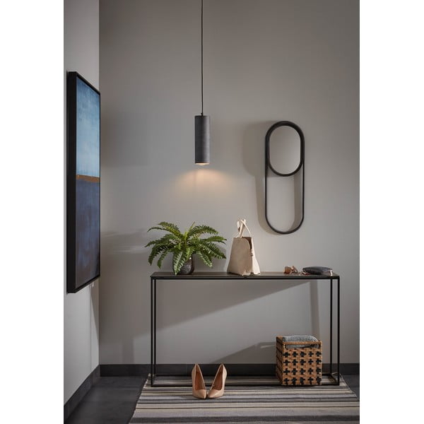 Črna viseča svetilkaKave Home Maude, višina 31 cm-image-1