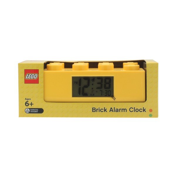 Rumena ura z alarmom iz kock LEGO®-image-3