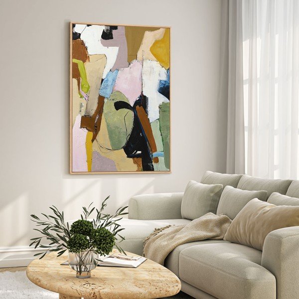 Tiskana slika na platnu z ročno naslikanimi elementi 93x117 cm Out Of Ordinary – Malerifabrikken-image-1