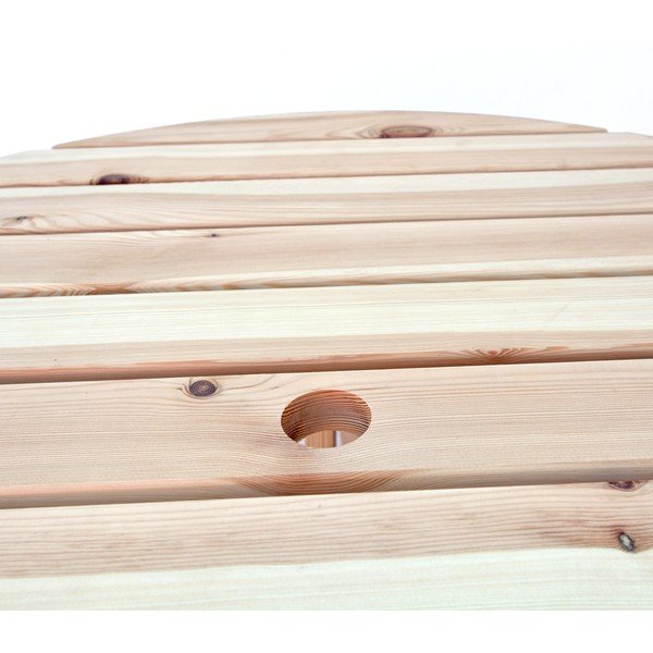 Vrtni jedilni set iz borovega lesa za 4 osebe Piknik - Rojaplast-image-2