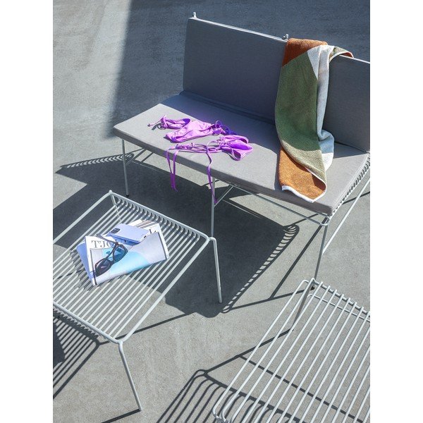 Bela kovinska vrtna klop String – Hübsch-image-3