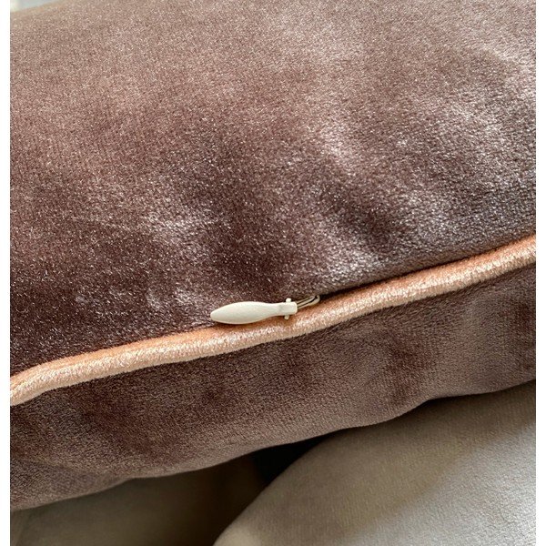 Vijolična žametna prevleka za okrasno blazino Joynodes Paul, 43 x 43 cm-image-2