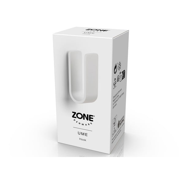 Bel kovinski stenski obešalnik Ume – Zone-image-3