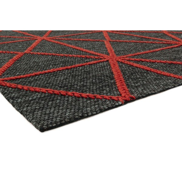 Črno-rdeča preproga Asiatic Carpets Prism, 160 x 230 cm-image-3