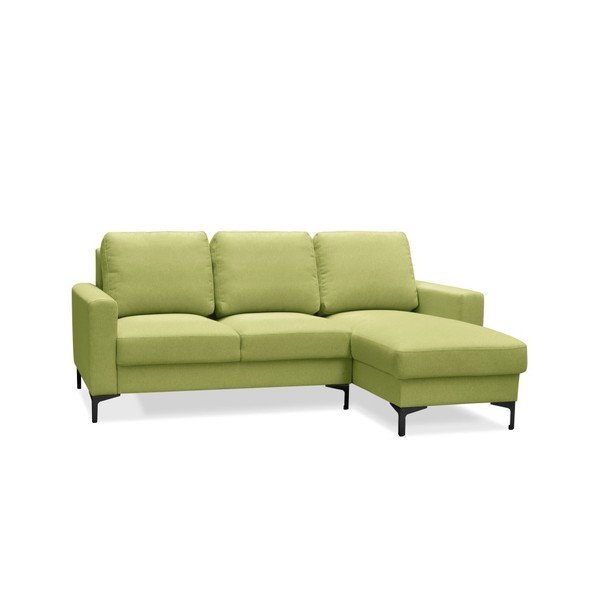 Olivno zelena kotna zofa Cosmopolitan design Atlanta, desni kot-image-1