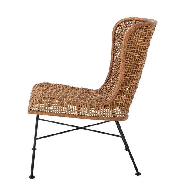 Pleten fotelj v naravni barvi Somme – Bloomingville-image-3